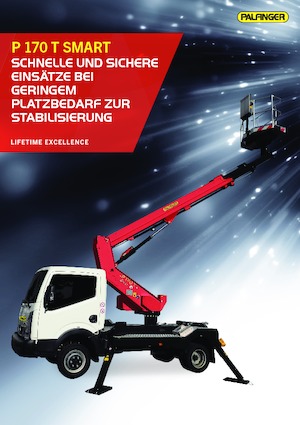Nacele telescopice montate pe camion Palfinger P 170 T