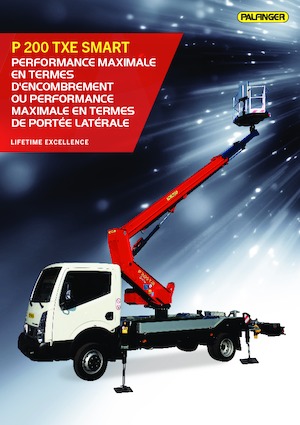 Nacele telescopice montate pe camion Palfinger P 200 TXE