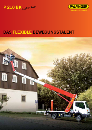 Nacele telescopice montate pe camion Palfinger P210BK