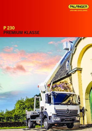 Nacele telescopice montate pe camion Palfinger P 230