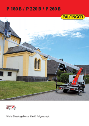 Nacele telescopice montate pe camion Palfinger P 260 B