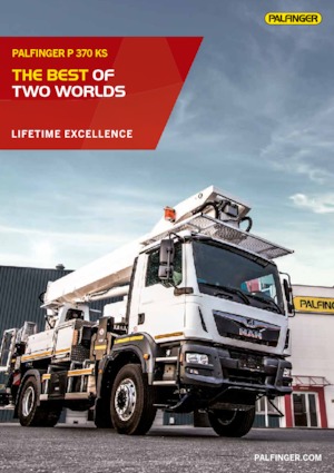 Nacele telescopice montate pe camion Palfinger P 370 KS