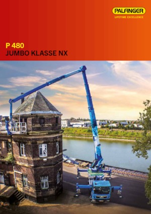 Nacele telescopice montate pe camion Palfinger P 480