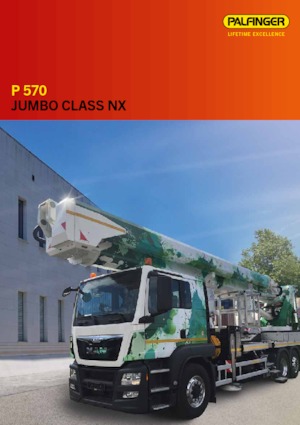 Nacele telescopice montate pe camion Palfinger P 570