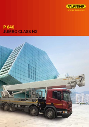 Nacele telescopice montate pe camion Palfinger P 640