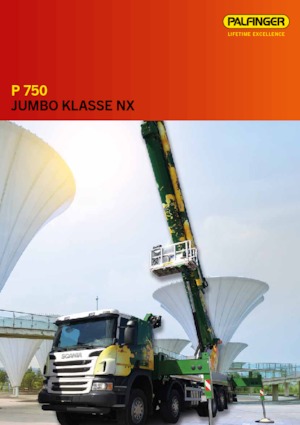 Nacele telescopice montate pe camion Palfinger P 750