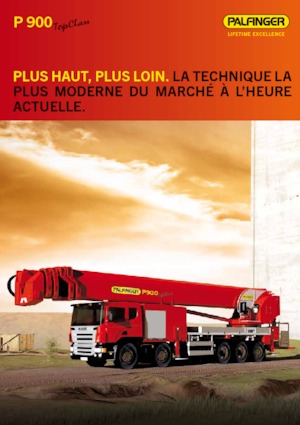 Nacele telescopice montate pe camion Palfinger P 900