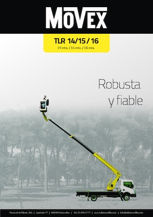 Nacele telescopice montate pe camion Movex P160 TLR
