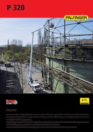 Nacele telescopice montate pe camion Palfinger P 320