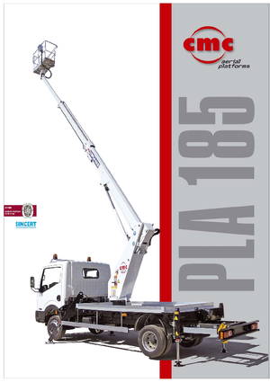Nacele telescopice montate pe camion CMC PLA 185
