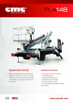 Nacele telescopice montate pe camion CMC PLA148