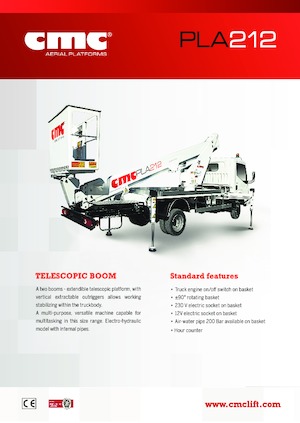 Nacele telescopice montate pe camion CMC PLA212