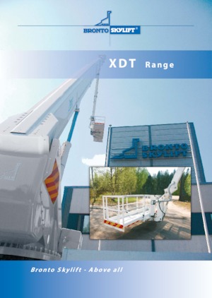 Nacele telescopice montate pe camion Bronto Skylift S 37 XDT