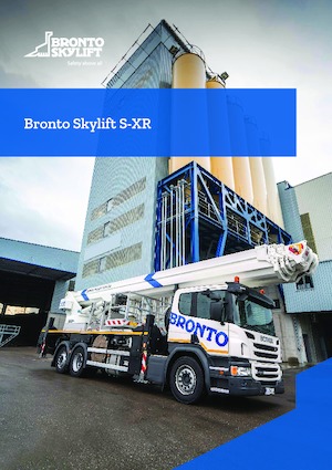 Nacele telescopice montate pe camion Bronto Skylift S47XR