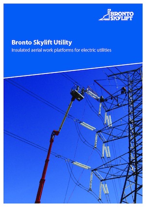 Nacele telescopice montate pe camion Bronto Skylift SI156HDT-C 