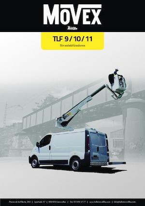 Nacele telescopice montate pe camion Movex TLF 11