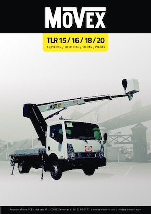 Nacele telescopice montate pe camion Movex TLR 17 reinforced