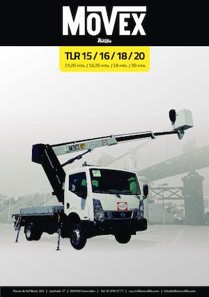 Nacele telescopice montate pe camion Movex TLR 15