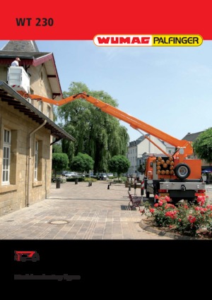 Nacele telescopice montate pe camion Palfinger WT 230