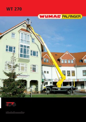 Nacele telescopice montate pe camion Palfinger WT 270
