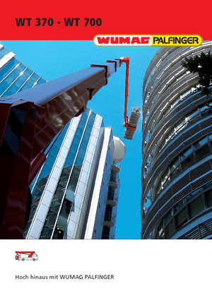 Nacele telescopice montate pe camion Wumag-Palfinger WT 530