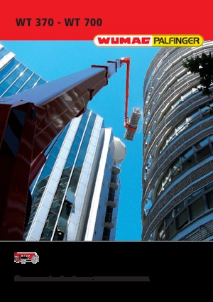 Nacele telescopice montate pe camion Palfinger WT 370