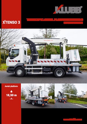 Nacele telescopice montate pe camion Klubb Xtenso 3