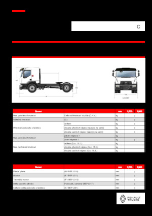 Capete tractor Renault C CAB2300 460 4X2 T E6