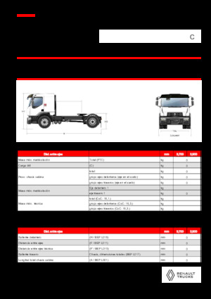 Capete tractor Renault C CAB2300 460 4X2 T E6