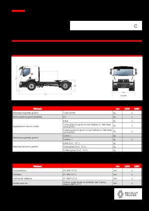 Capete tractor Renault C CAB2300 460 4X2 T E6
