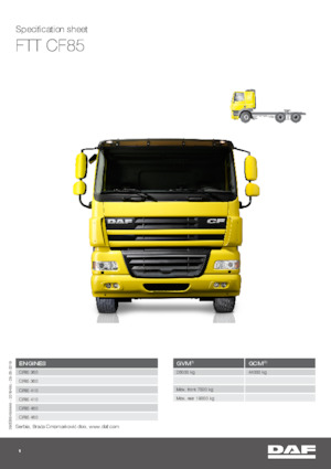 Capete tractor DAF CF 85.460 FTT