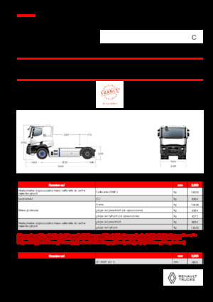 Capete tractor Renault E-TECH C - T4x2 OFF ROAD