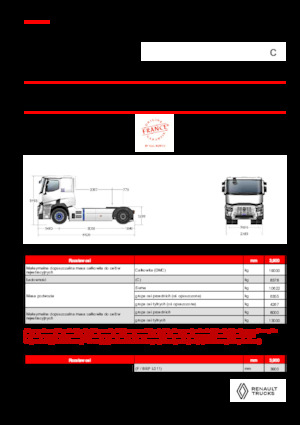 Capete tractor Renault E-TECH C - T4x2 ROAD