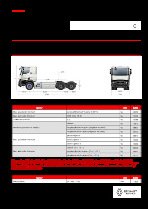 Capete tractor Renault E-TECH C - T6x4 OFF ROAD