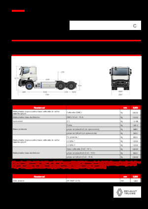 Capete tractor Renault E-TECH C - T6x4 OFF ROAD