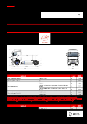 Capete tractor Renault E-TECH T - T4x2