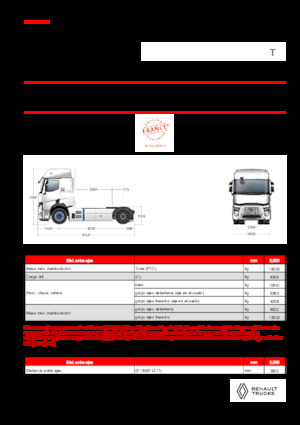 Capete tractor Renault E-TECH T - T4x2