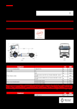 Capete tractor Renault E-TECH T - T4x2