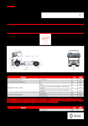 Capete tractor Renault E-TECH T - T4x2
