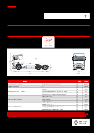 Capete tractor Renault E-TECH T - T6x2 TAG