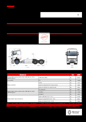 Capete tractor Renault E-TECH T - T6x2 TAG