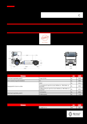 Capete tractor Renault RT E-TECH C - T4x2 ROAD