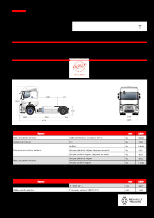 Capete tractor Renault RT E-TECH T - T4x2