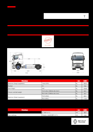 Capete tractor Renault RT E-TECH T - T4x2