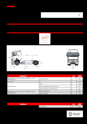 Capete tractor Renault RT E-TECH T - T4x2