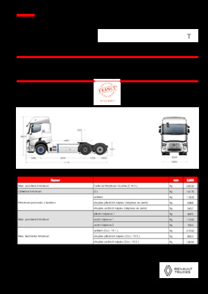 Capete tractor Renault RT E-TECH T - T6x2 TAG