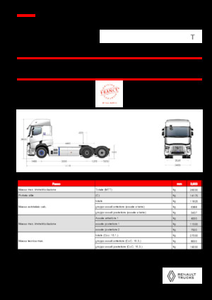 Capete tractor Renault RT E-TECH T - T6x2 TAG