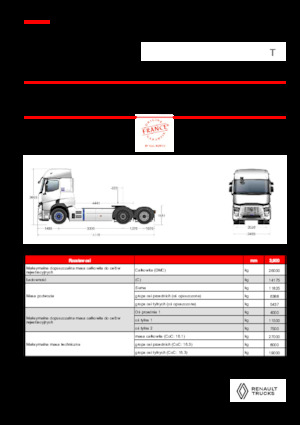 Capete tractor Renault RT E-TECH T - T6x2 TAG