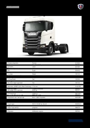 Capete tractor Scania S 420 A4x2NZ