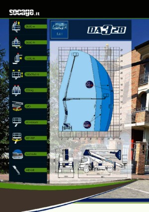 Nacele cu braț articulat montate pe trailer Socage DA 328 forSte